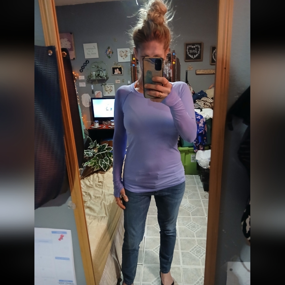 BuffBunny Lavender Long Sleeve Top